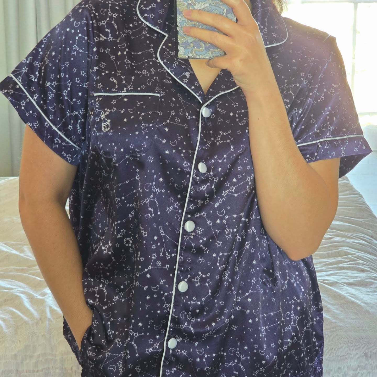 Constellations Satin Pyjamas