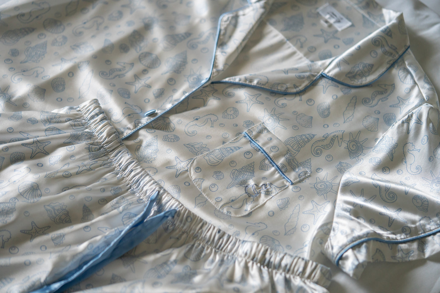 Seashells Satin Pyjamas