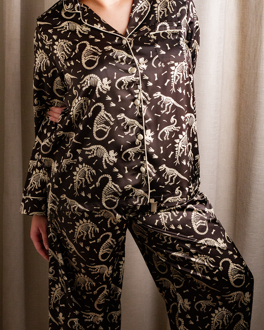 PRE-ORDER Dinosaur Fossils Satin Winter Set